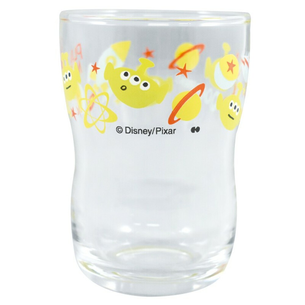 【現貨】日本製卡通玻璃杯 玩具總動員 三眼怪 Q版 正版授權 水杯 茶杯 曲線杯 牛奶杯 皮克斯 迪士尼
