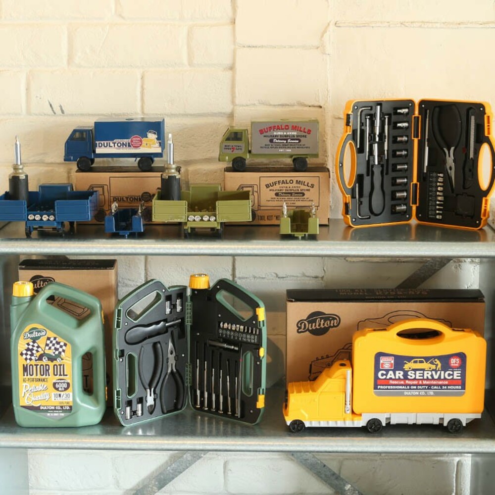 【現貨】工具組 螺絲起子卡車造型工具盒 非玩具 DULTON工具組