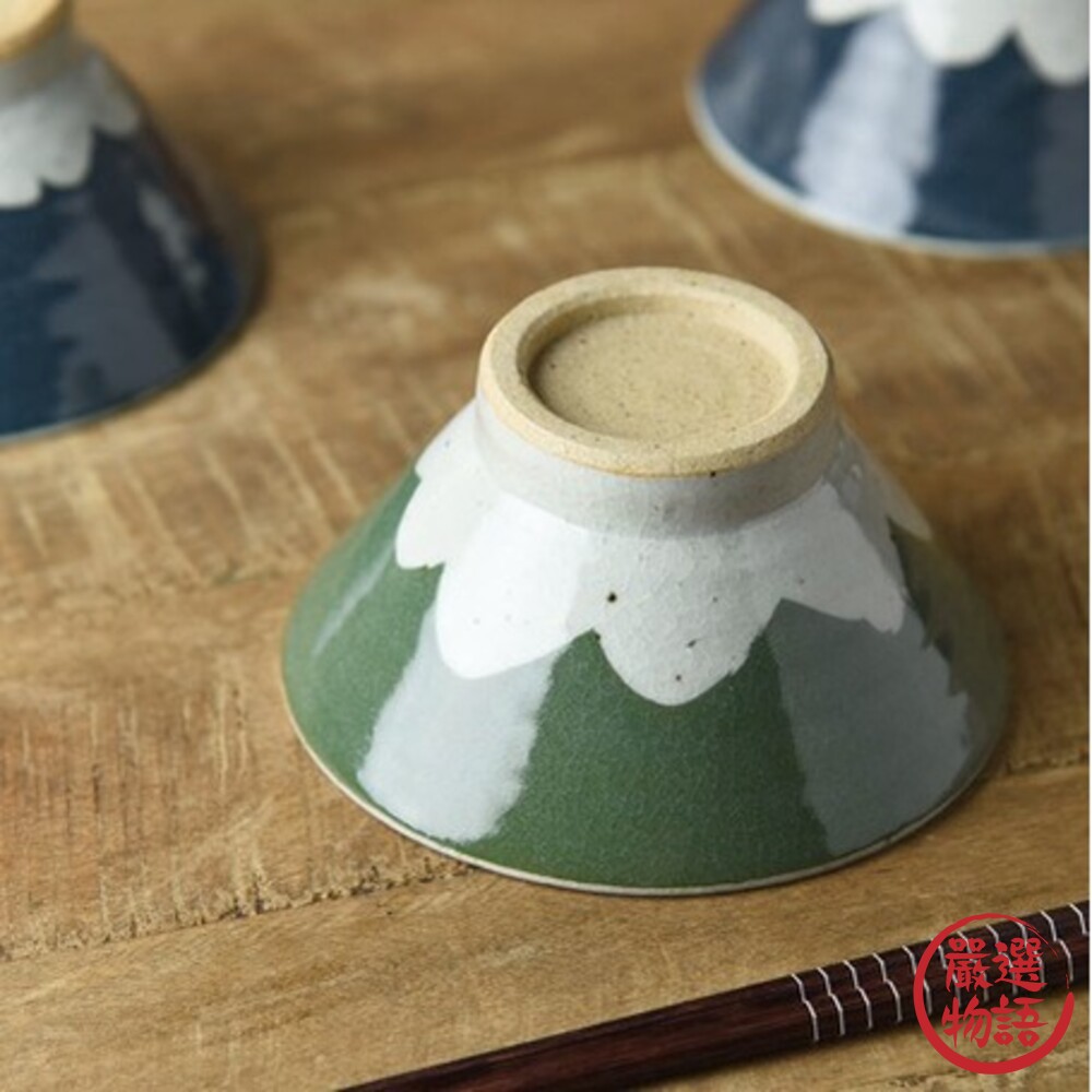 日本製 美濃燒 手工繪製富士山餐碗 13cm 飯碗 湯碗 富士山 餐具 陶瓷 碗 日本手工 封面照片