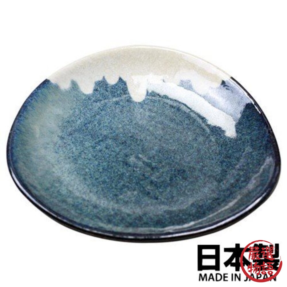 日本製 Rokuro Blut 六魯 美濃燒陶瓷 富士山造型小碟 藍色/粉色 小碟 醬油碟 小菜碟-thumb