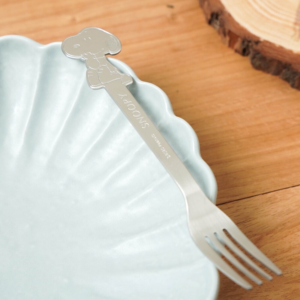 【現貨】日本製史努比不鏽鋼餐具 叉子 湯匙 SNOOPY 下午茶餐具 下午茶 點心叉 甜點匙 不鏽鋼餐具 圖片