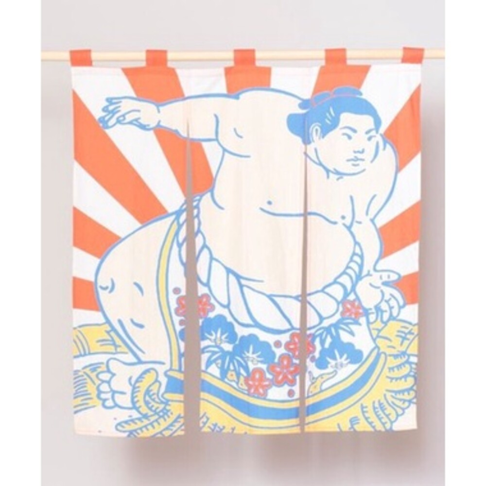 【現貨】日式風格門簾 相撲/櫻花富士山 兩款可選 窗簾 門簾 短簾 日本文化 居家裝飾
