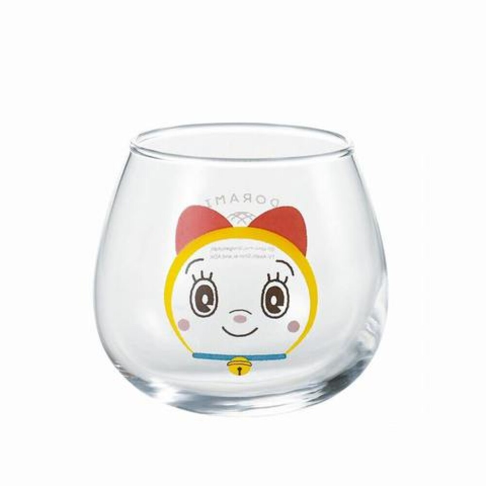 【現貨】日本製 哆啦A夢 不倒翁玻璃杯 哆啦美 Doraemon 玻璃杯 飲料杯 牛奶杯 質感玻璃杯 簡約