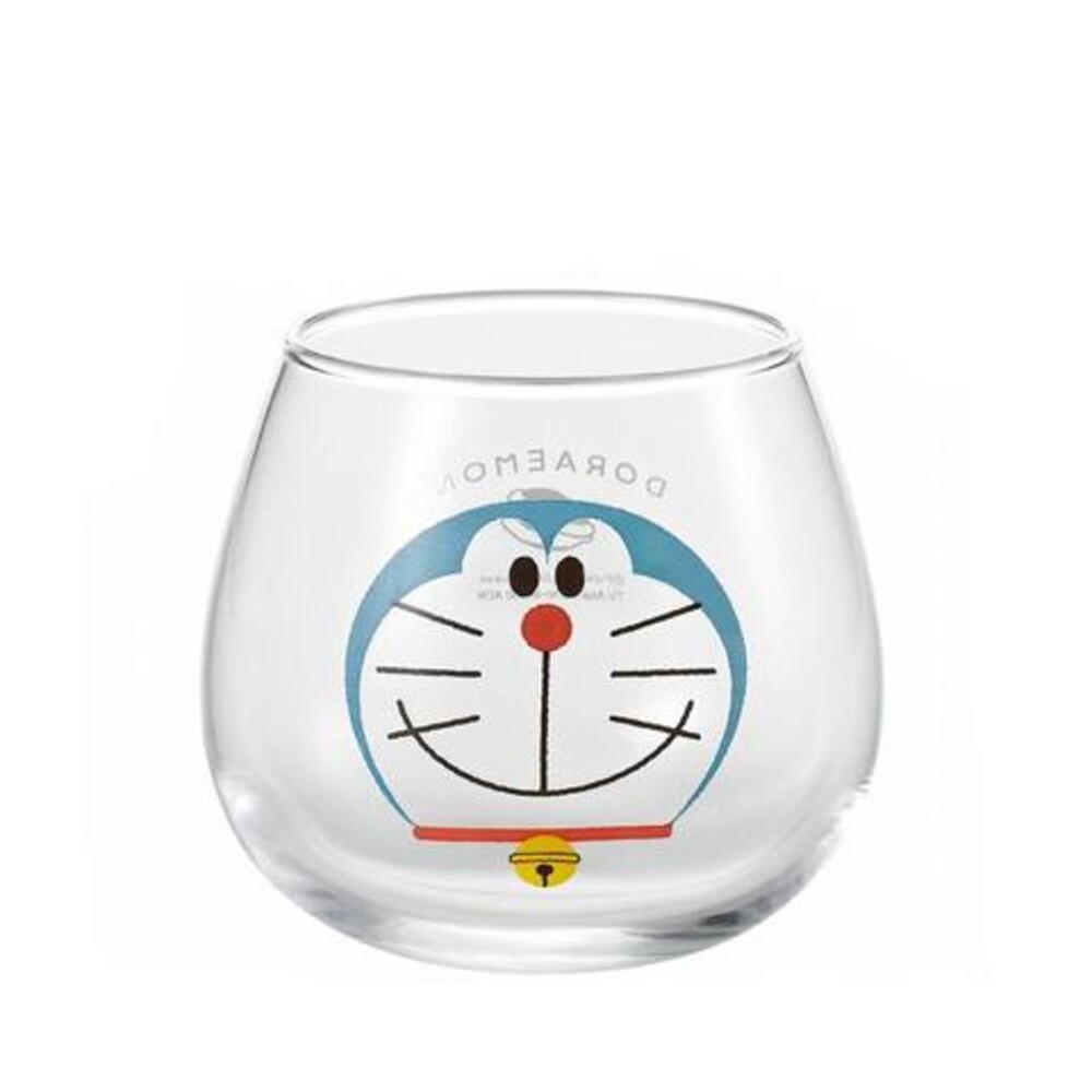 【現貨】日本製 哆啦A夢 不倒翁玻璃杯 哆啦美 Doraemon 玻璃杯 飲料杯 牛奶杯 質感玻璃杯 簡約