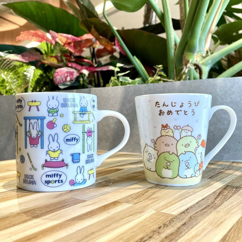 SF-014975-【現貨】卡通馬克杯 角落生物/米飛兔 陶瓷咖啡杯 牛奶杯水杯