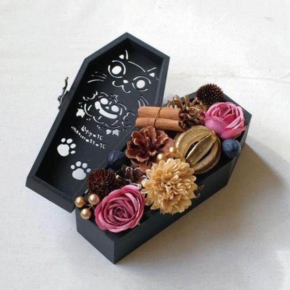 SF-015122-【現貨】植物盆栽 節慶氣氛 多肉仙人掌 糖果盒 木盒 飾品盒 點心盒 收納盒 手飾 餐廳裝飾