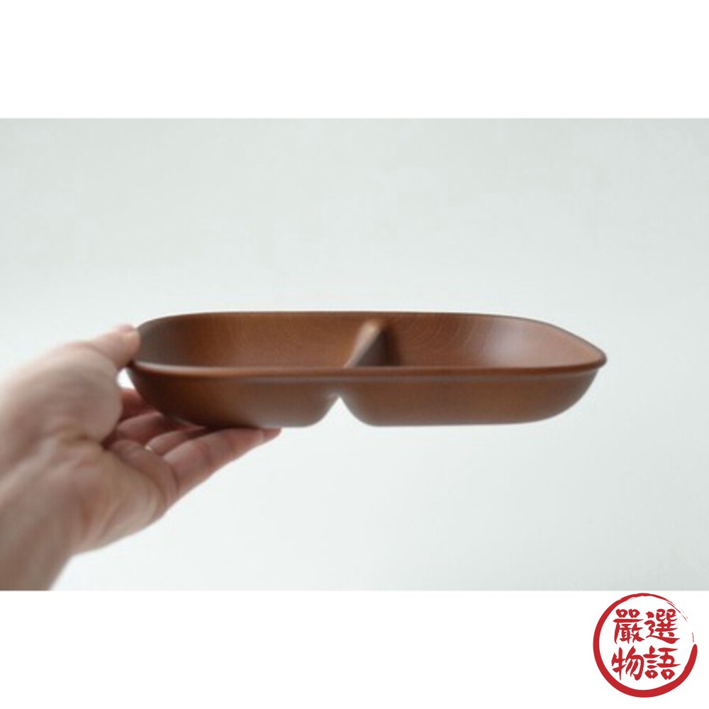 日本製 大嘴鳥餐盤 橢圓盤/分隔盤 耐熱餐盤 木質色  露營 野營 兒童餐盤 烤肉 派對餐盤-圖片-1