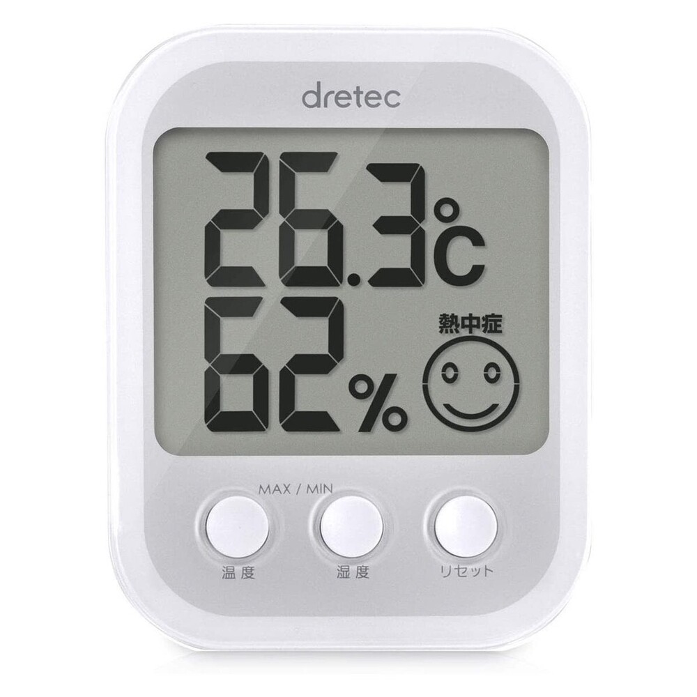 dretec溫/溼度計 溫度計 溼度計 中暑警報 可磁吸/桌立式 數位顯示 嬰兒房