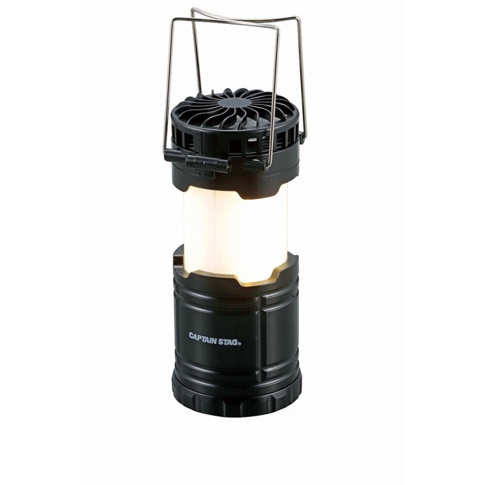 【現貨】CAPTAIN STAG 鹿牌風扇露營燈 LED燈 手提燈 照明燈具 電池式 露營美學 圖片