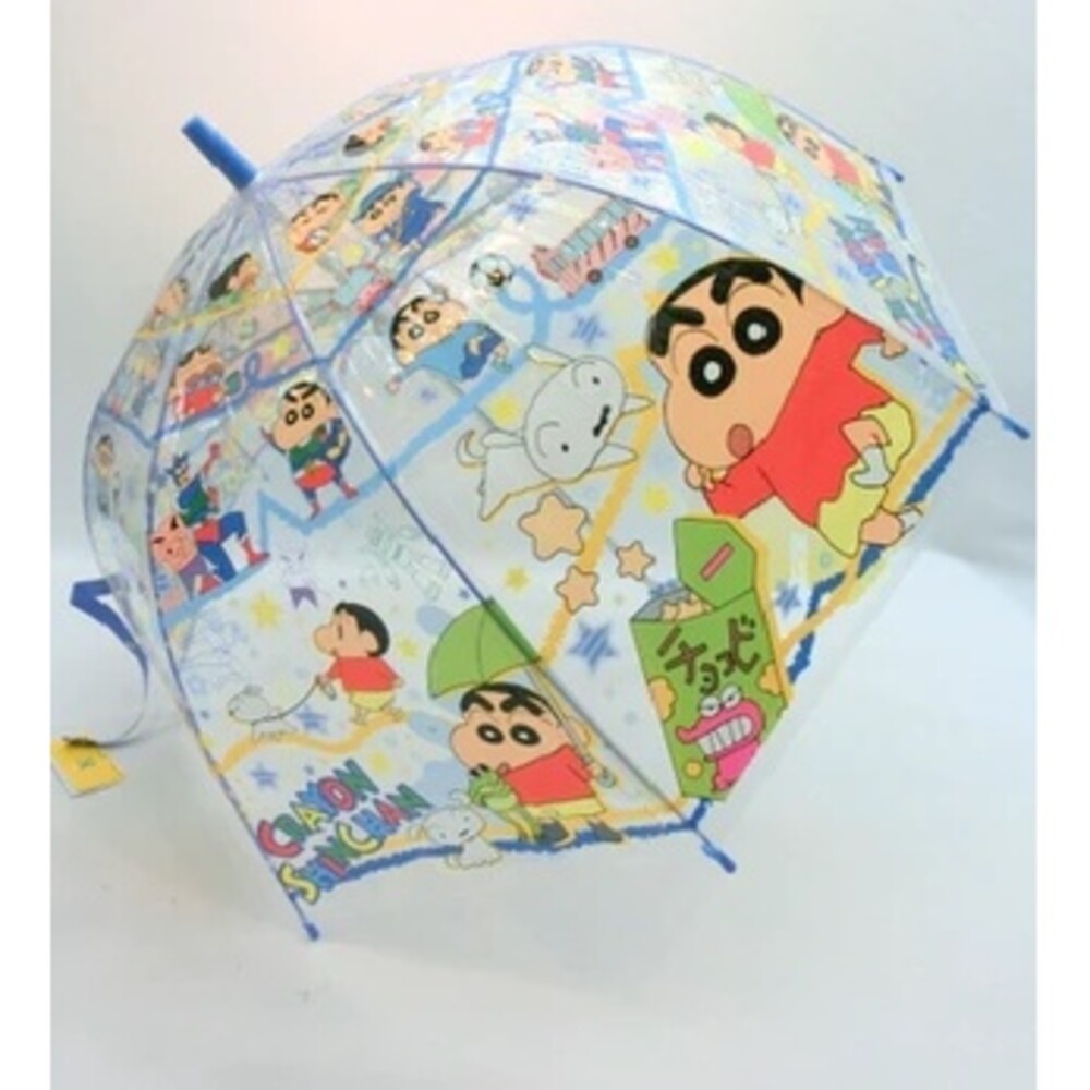 【現貨】卡通造型雨傘 兒童雨傘 鬼滅之刃 蠟筆小新 角落生物 迪士尼 哆啦a夢 冰雪奇緣 透明傘 圖片