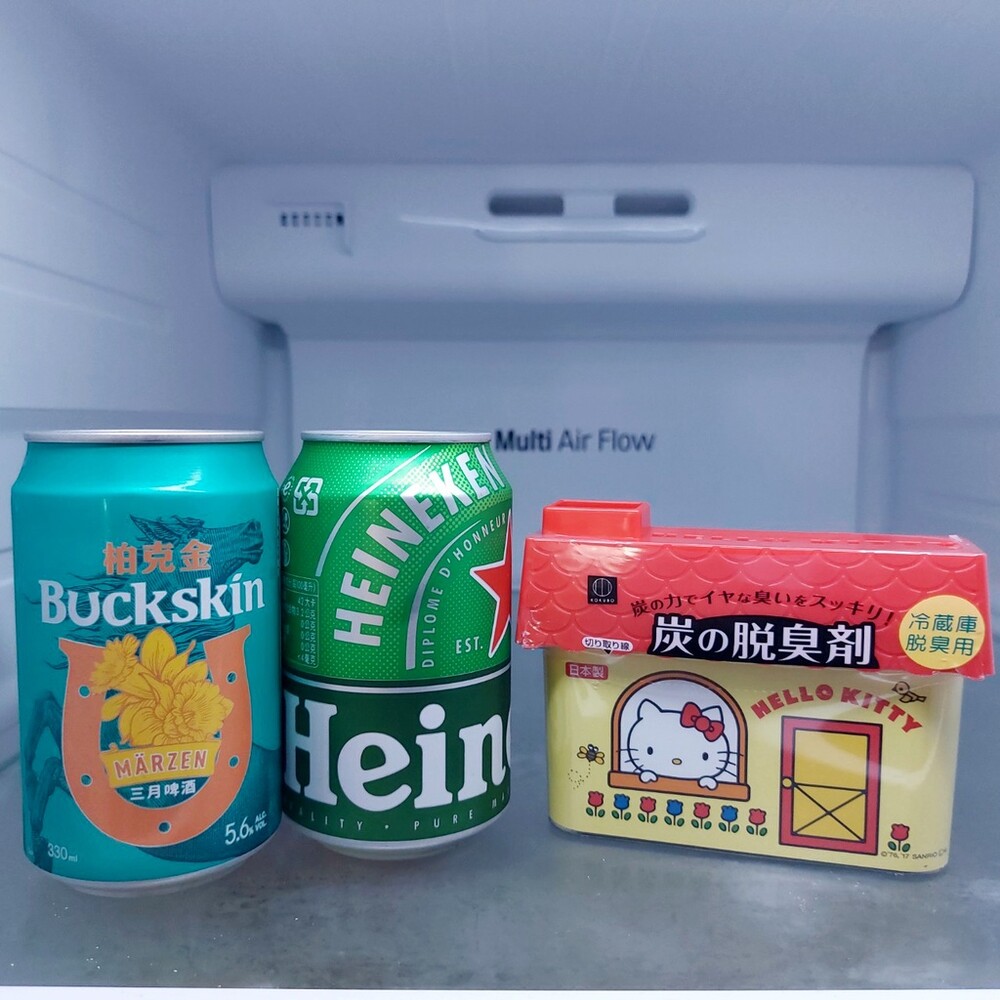 日本製 Hello kitty 冰箱脫臭劑 冷藏除臭劑 活性炭 冰箱 冷藏 冷凍 蔬果 冰箱除臭