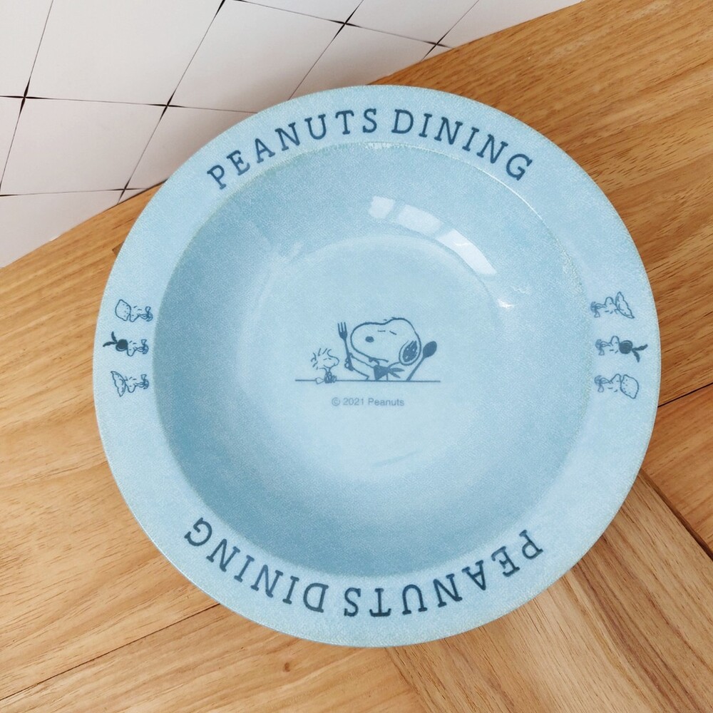 【現貨】日本製 snoopy 史努比系列餐盤 21cm 深盤 餐盤 盤子 兒童餐盤 迪士尼 廚房 質感餐具 圖片
