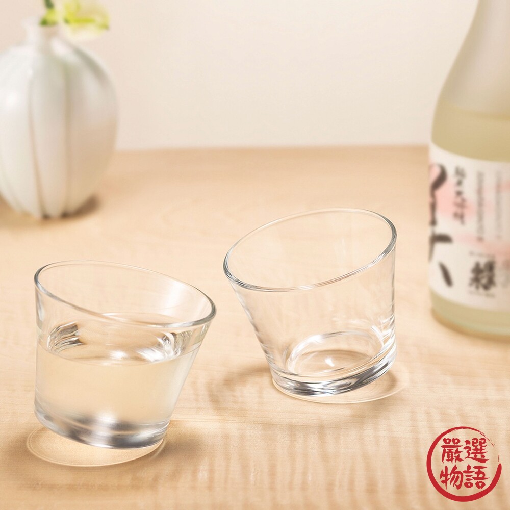 日本製 錐底搖搖杯 啤酒杯 玻璃杯 威士忌杯 清酒杯 燒酒杯 烈酒杯 水杯 茶杯 質感玻璃杯 串燒-圖片-1