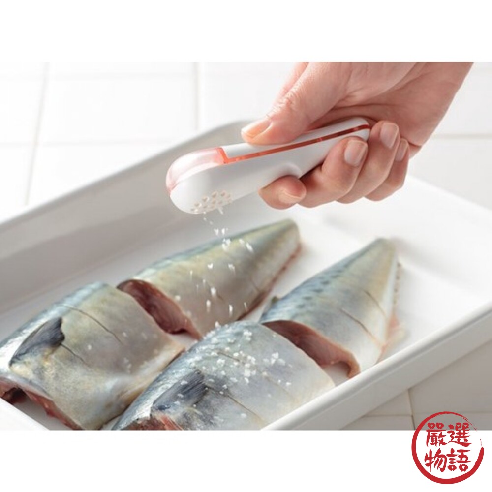 日本製 LEYE灑鹽匙 不沾手 計量 撒鹽器 調味料湯匙 均勻量匙 篩鹽器 減鹽 定量撒鹽勺-圖片-6