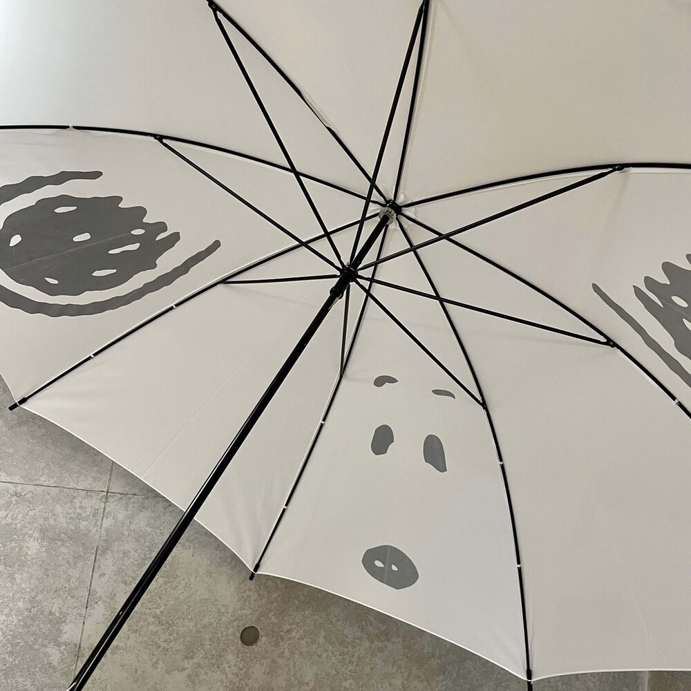 【現貨】環球影城雨傘 史奴比 Snoopy 白色直桿雨傘 直傘 長傘 卡通傘 梅雨季 雨具 圖片
