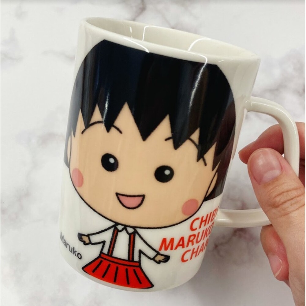 日本製 小丸子陶瓷馬克杯 咖啡杯 卡通杯 水杯 手把杯 茶杯 杯子 櫻桃小丸子 日本卡通