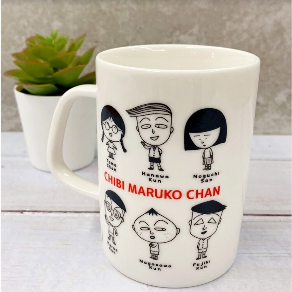 【現貨】日本製 小丸子陶瓷馬克杯 咖啡杯 卡通杯 水杯 手把杯 茶杯 杯子 櫻桃小丸子 日本卡通