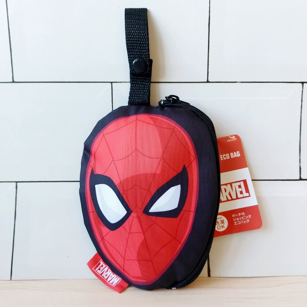 【現貨】漫威購物袋 Marvel 蜘蛛人猛毒 雙面 折疊收納袋 環保袋 手提袋 英雄系列 封面照片