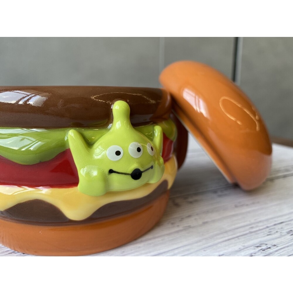 【現貨】Sunart 三眼怪馬克杯 300ml 陶瓷馬克杯 茶杯 漢堡造型 迪士尼 玩具總動員 圖片
