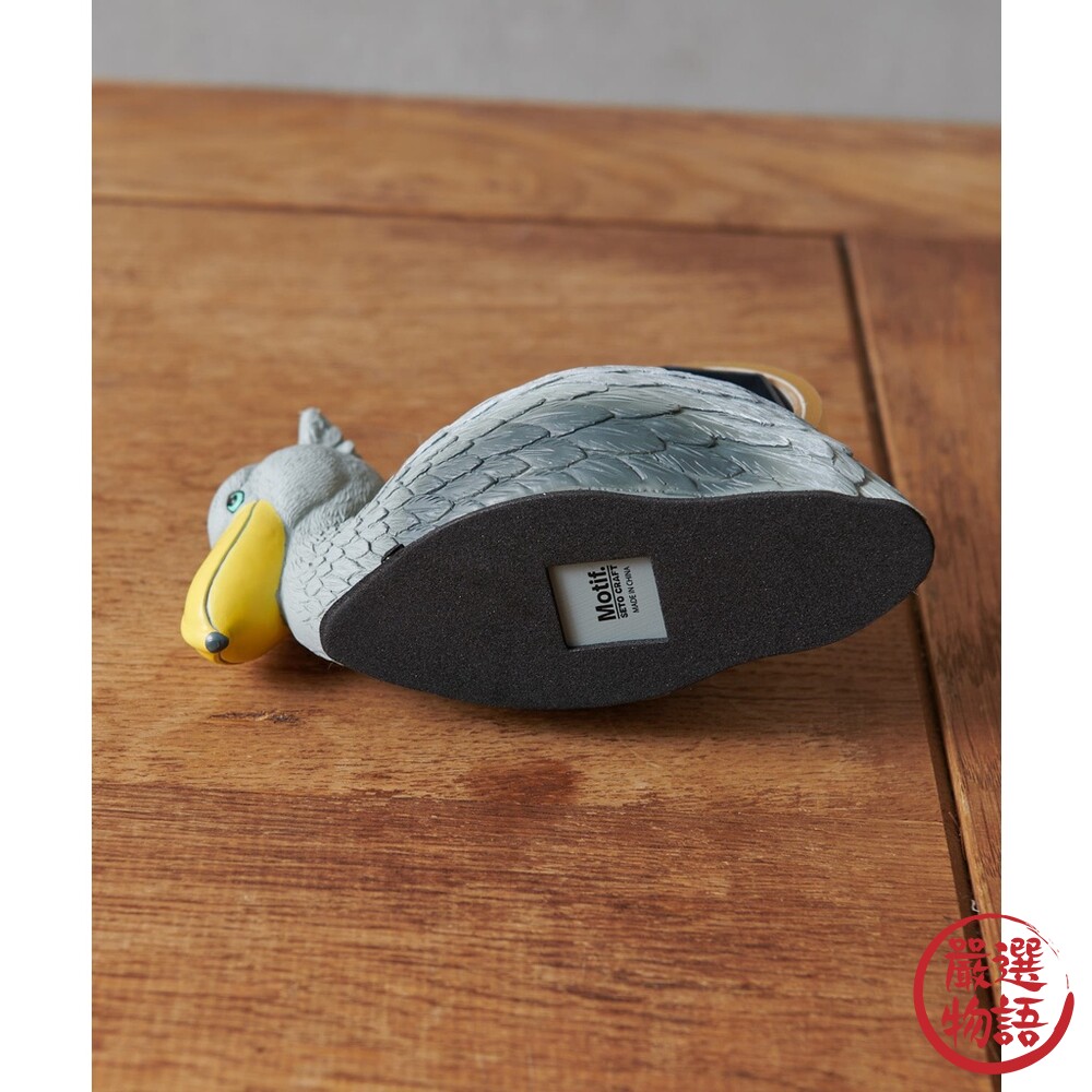大嘴鳥釘書機 Shoebill 鯨頭鸛 迷你釘書機 日本創意文具 巨嘴鳥 辦公文具-圖片-4
