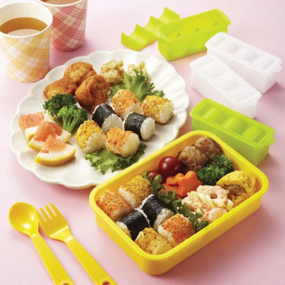 SF-015570-日本製 三角飯糰模型｜飯糰模型 壽司模型 便當餐盒 不沾黏 三角飯糰 DIY飯糰 露營 便當