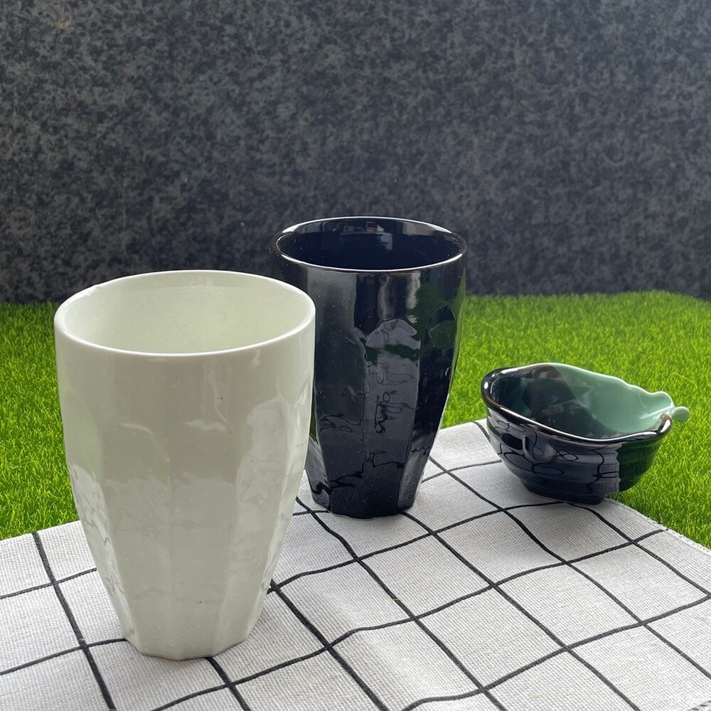 【現貨】日本製 美濃燒 黑白陶瓷對杯組 茶杯 水杯 酒杯 情侶杯 夫妻杯 禮盒 禮物 窯燒 日式茶杯