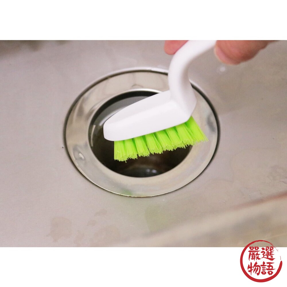 SF-015667-日本製 廚房清潔刷 小久保KOKUBO 排水孔清潔刷 V-Cut 廚房刷 細部刷 磁磚刷 水槽刷