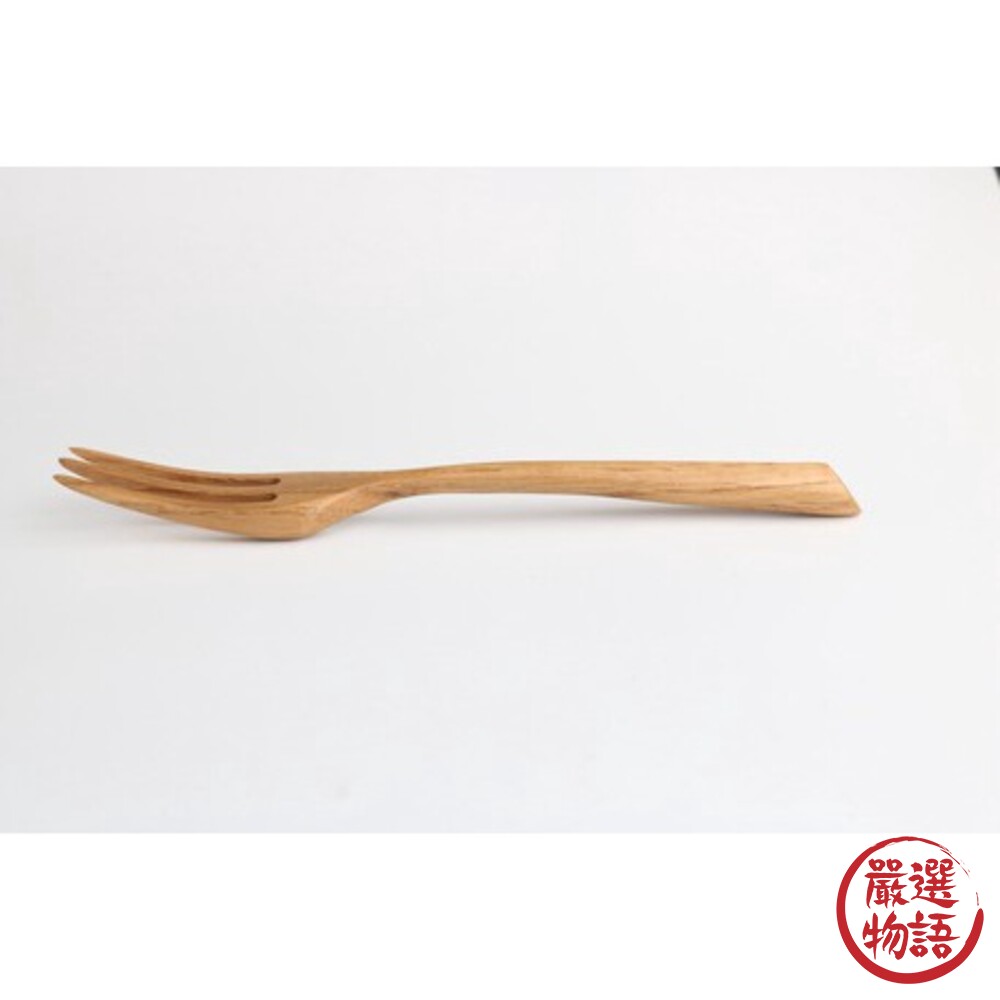 日本製 板栗木叉子 天然木 餐具 木叉 湯匙 木質餐具 水果叉 沙拉叉 日式 質感餐具 攪拌叉-圖片-3