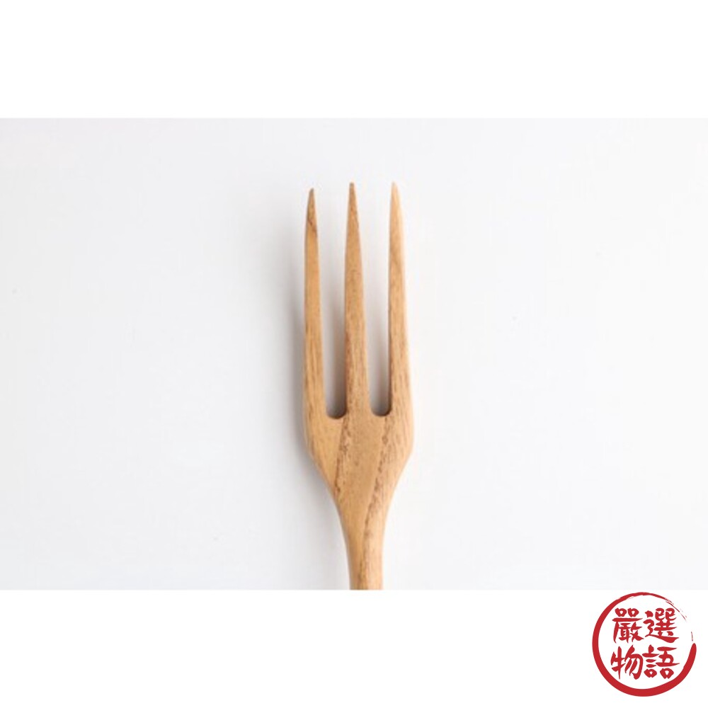 日本製 板栗木叉子 天然木 餐具 木叉 湯匙 木質餐具 水果叉 沙拉叉 日式 質感餐具 攪拌叉-圖片-4
