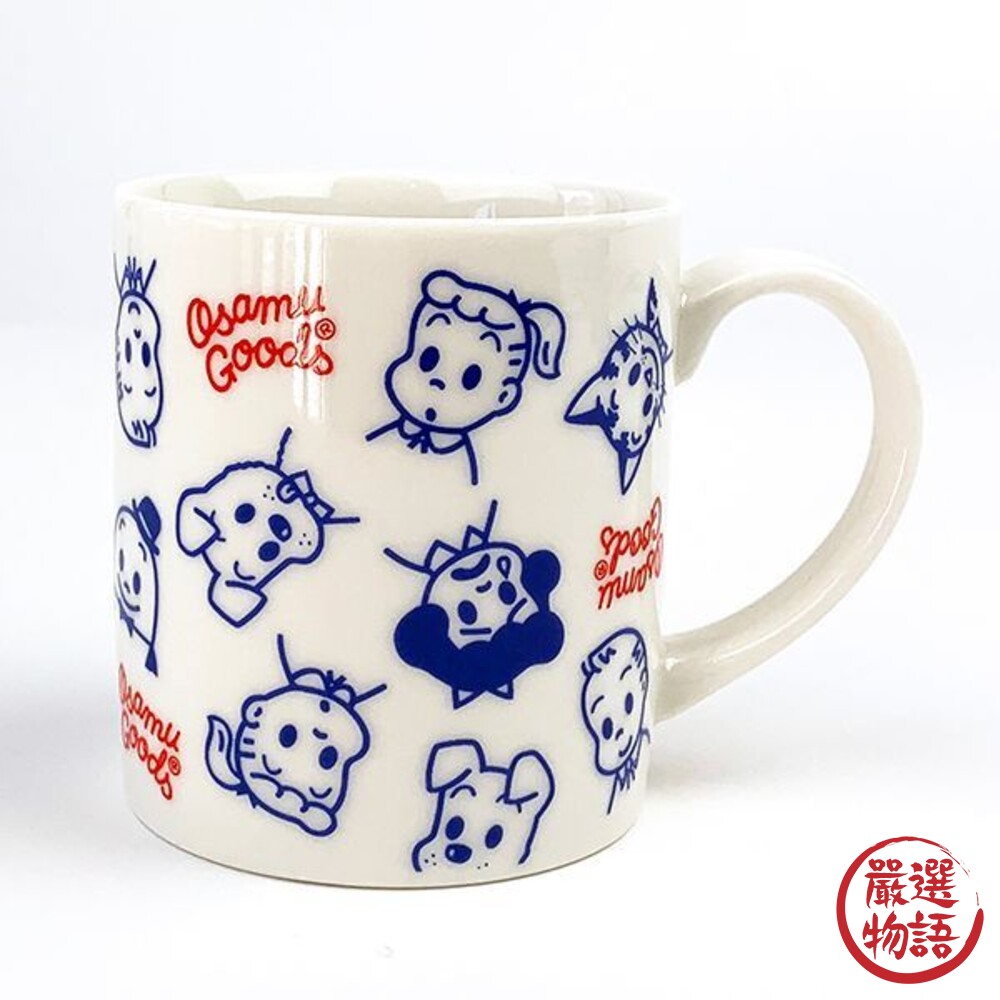 原田治 OSAMU GOODS 滿版馬克杯 日本人氣卡通 咖啡杯 牛奶杯 文青風-thumb