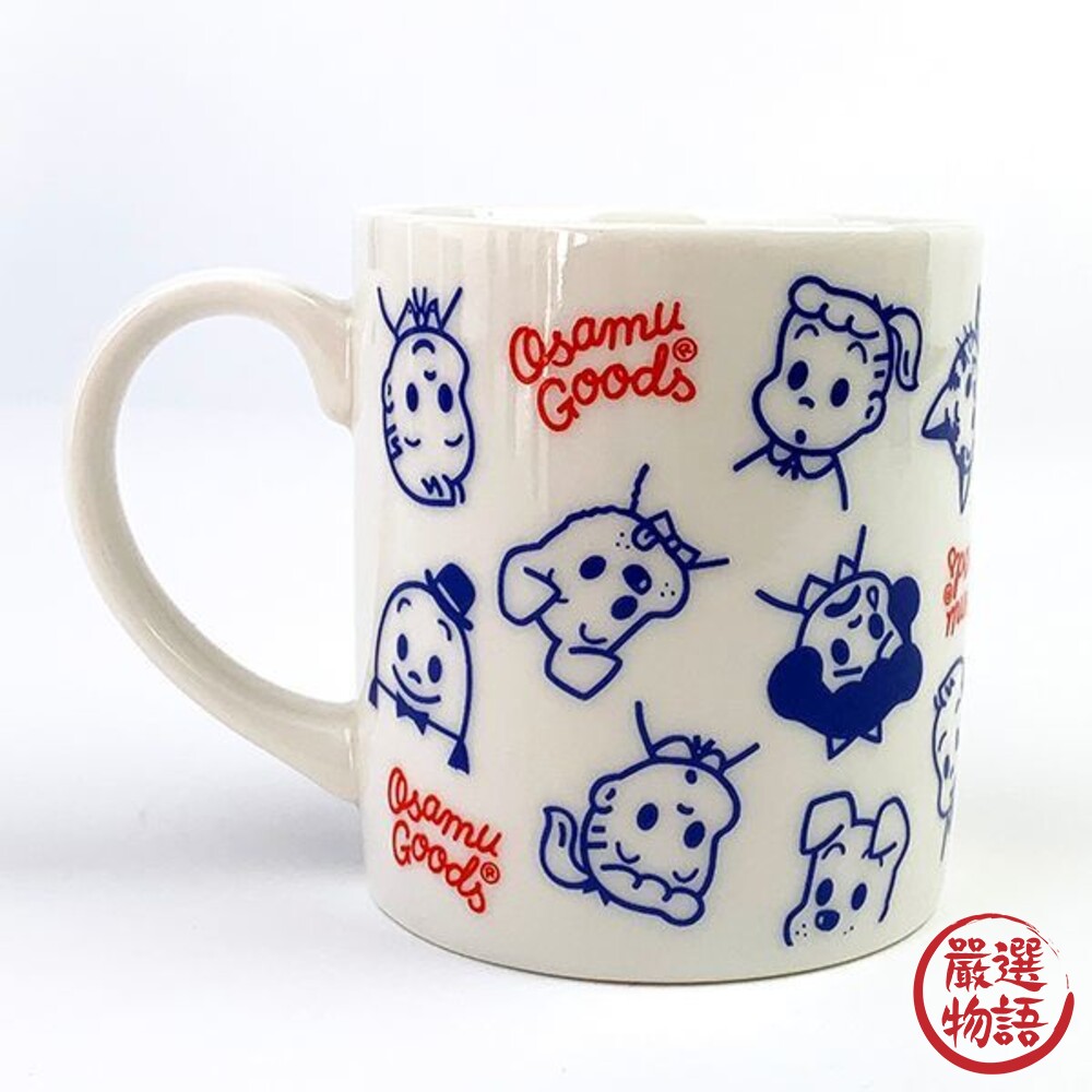 原田治 OSAMU GOODS 滿版馬克杯 日本人氣卡通 咖啡杯 牛奶杯 文青風-圖片-3