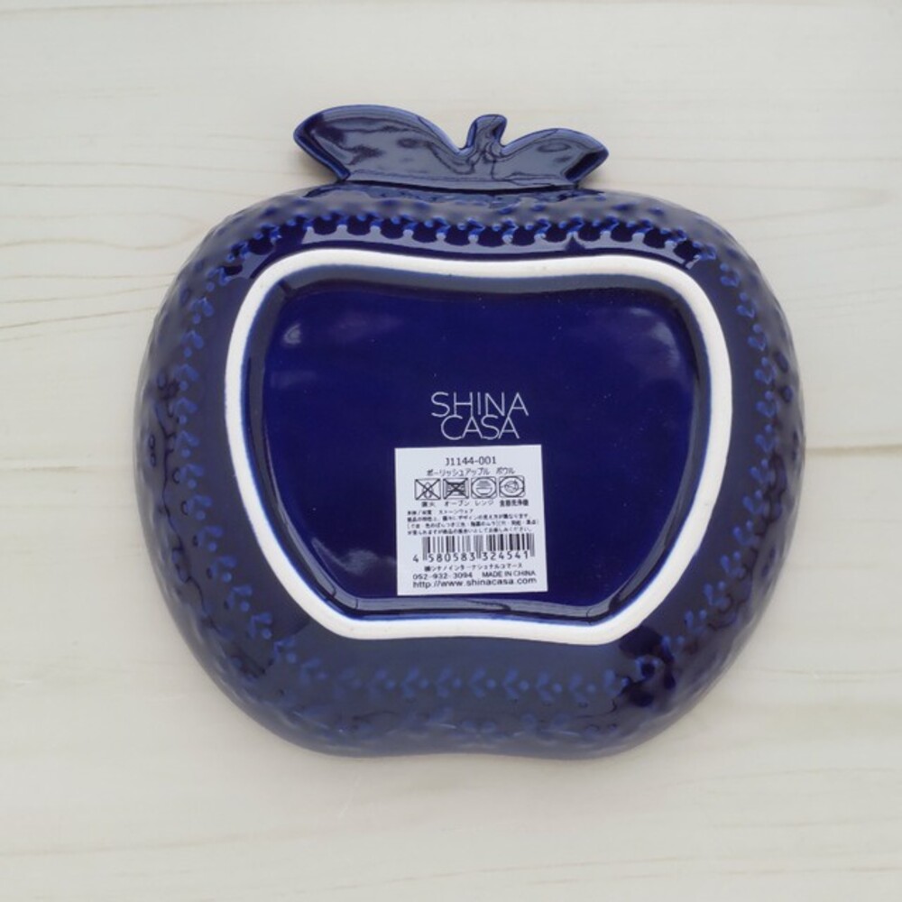 波蘭陶瓷蘋果碗 日本SHINACASA 蘋果造型 蘋果盤 北歐風 水果盤 點心盤 圖片