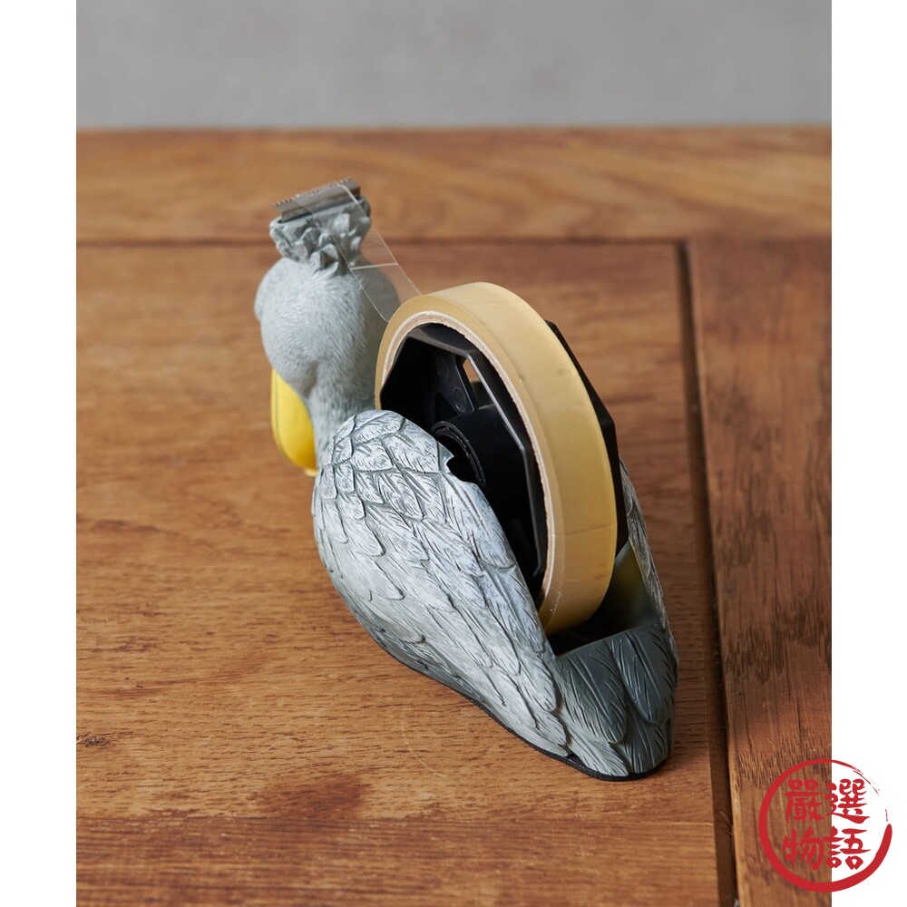 Shoebill 鯨頭鸛膠帶台 桌上型膠台 膠帶座 文創商品 辦公用具 文具用品-thumb