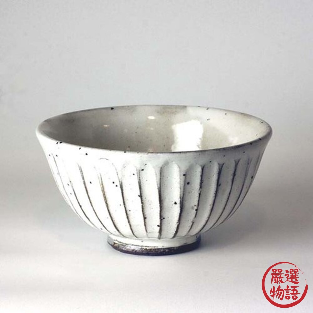 日本製 六魯福字碗 Rokuro 粉引 小碗 餐具 日式餐具 陶瓷餐具 餐盤 湯碗 陶碗-圖片-2