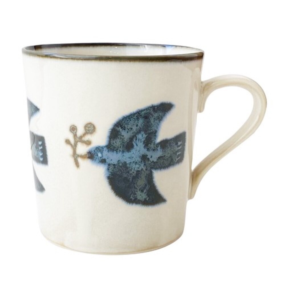 【現貨】日本製 海鷗馬克杯 美濃燒 日式陶瓷杯 咖啡杯 水杯 茶杯 杯子 手把杯 牛奶杯 輕量杯