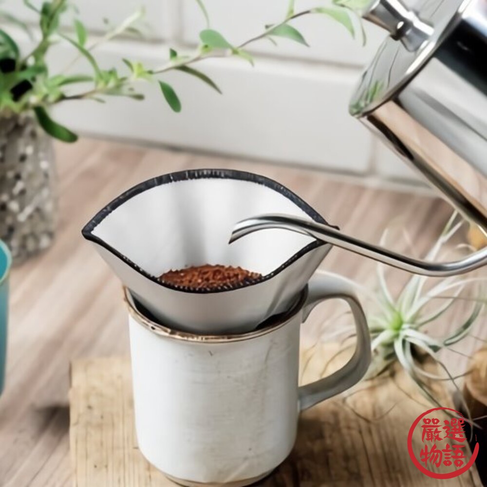 不鏽鋼咖啡濾網可折疊軟質可重複使用咖啡過濾器下午茶免濾紙手沖咖啡濾網