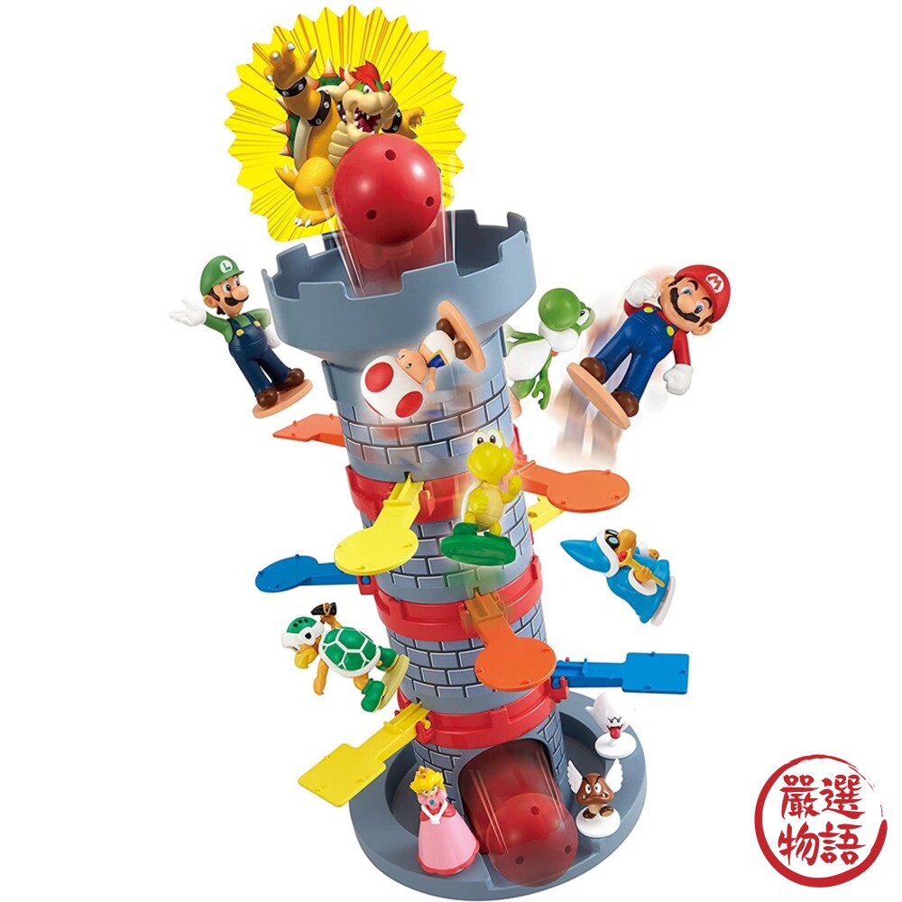 超級瑪利歐 驚險塔桌遊 超級瑪莉歐 平衡塔 瑪利歐 益智桌遊 玩具 兒童節 交換禮物-圖片-1