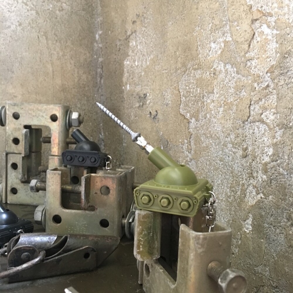 SF-016172-DULTON坦克工具鑰匙圈 迷你隨身工具組 鑰匙圈 戶外 露營工具 十字螺絲 螺絲起子