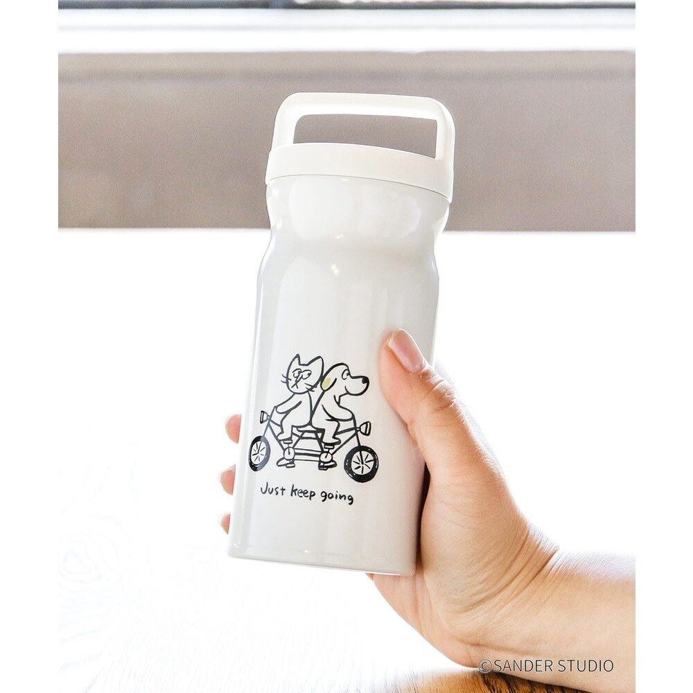 【現貨】卡通插圖保溫瓶 水壺 保溫杯 水瓶 水杯 保溫 耐熱 不鏽鋼 攜帶方便 日本知名插圖師 圖片