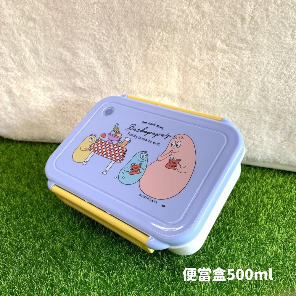 【現貨】日本製 泡泡先生系列 | 便當盒三入組 便當盒500ml 筷匙組 矽膠杯墊 | 餐具 餐盒 便當盒