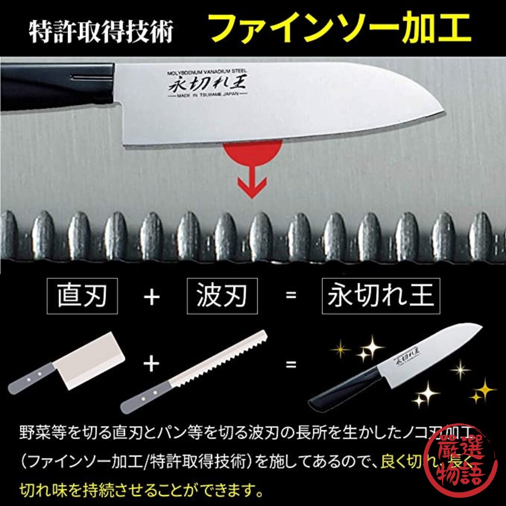 日本製 刀具砧板四件組 SANTOKU KNIFE 菜刀 砧板 食物剪刀 削皮刀 外宿廚具-圖片-7