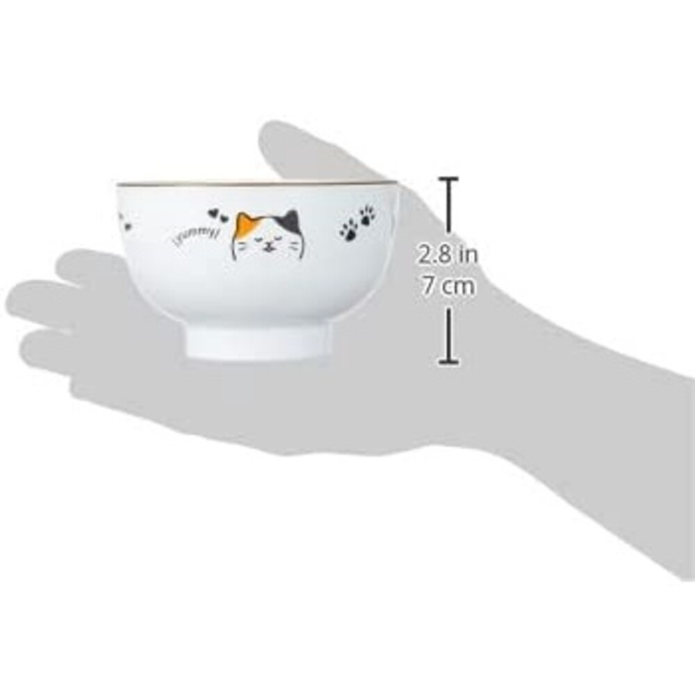 【現貨】日本製 Mikeneko 三花貓 | 輕量飯碗 天然木筷 田中箸店 湯碗 筷子 兒童餐具 貓奴