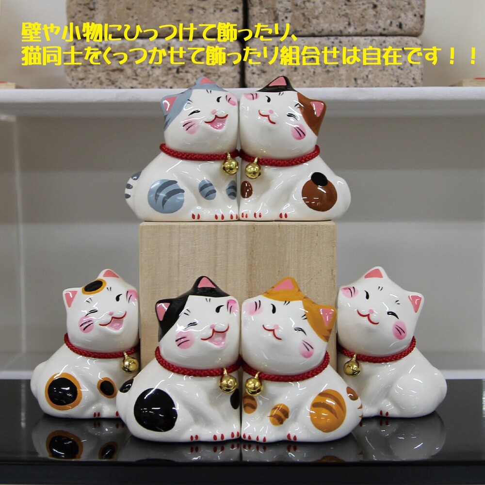 Hoozuri 陶瓷貼臉貓咪 陶瓷公仔 │家居擺飾 辦公室小物 送禮 禮物 收藏品 貓咪 圖片