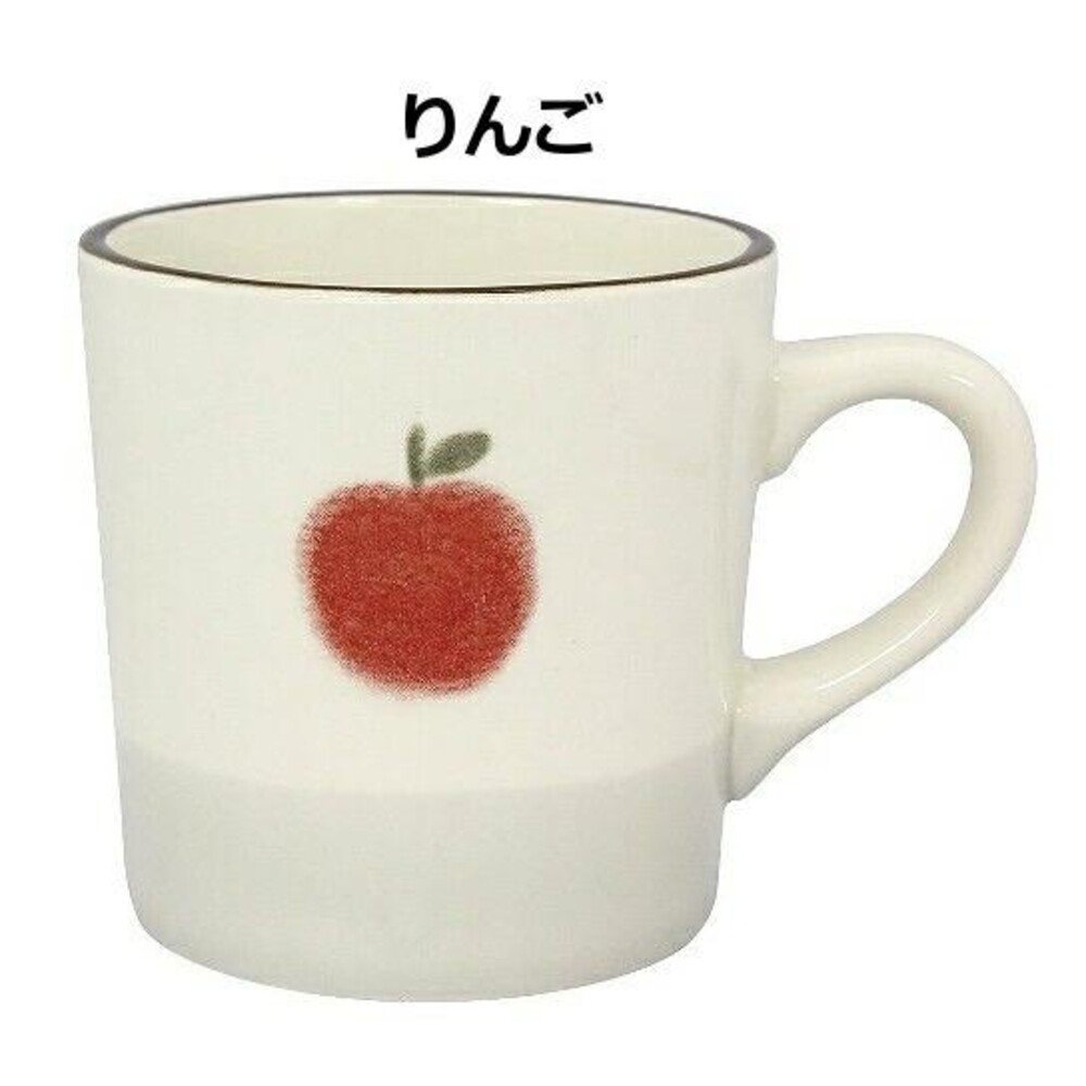 日本製 日本 izawa 井澤 水果馬克杯 陶瓷馬克杯 水杯 咖啡杯 柳橙 蘋果 西洋梨 草莓 圖片