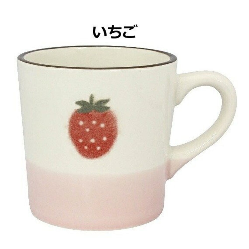 日本製 日本 izawa 井澤 水果馬克杯 陶瓷馬克杯 水杯 咖啡杯 柳橙 蘋果 西洋梨 草莓 圖片