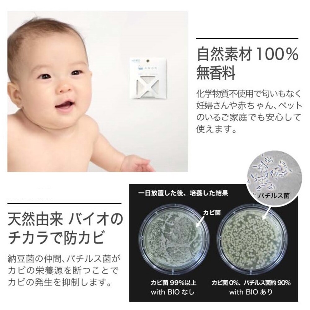 【現貨】日本製 BIO 浴室防黴膏 黏貼式 抗菌 防霉 掛吊式 BIO 天然成份 防霉劑 環保型防黴劑