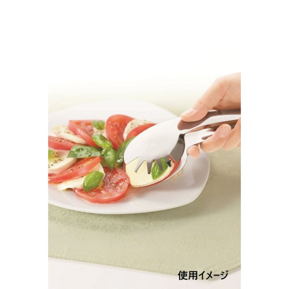 日本製 不鏽鋼 義大利麵夾 沙拉夾 分食夾 分菜夾 料理夾 食物夾 麵包夾 撈麵 │ Nonoji