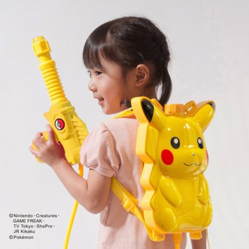 【現貨】寶可夢水槍 皮卡丘 背包水槍 附水箱 玩具水槍 兒童水槍 水槍 神奇寶貝 水槍玩具