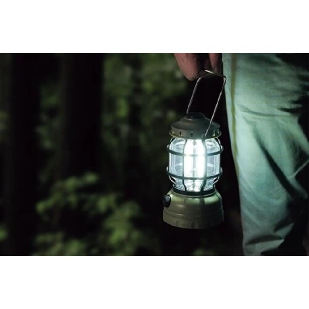 【現貨】露營燈 電池式 可調節亮度 手提式 野營燈 照明燈 緊急照明 帳篷燈 戶外用品 燈具 圖片