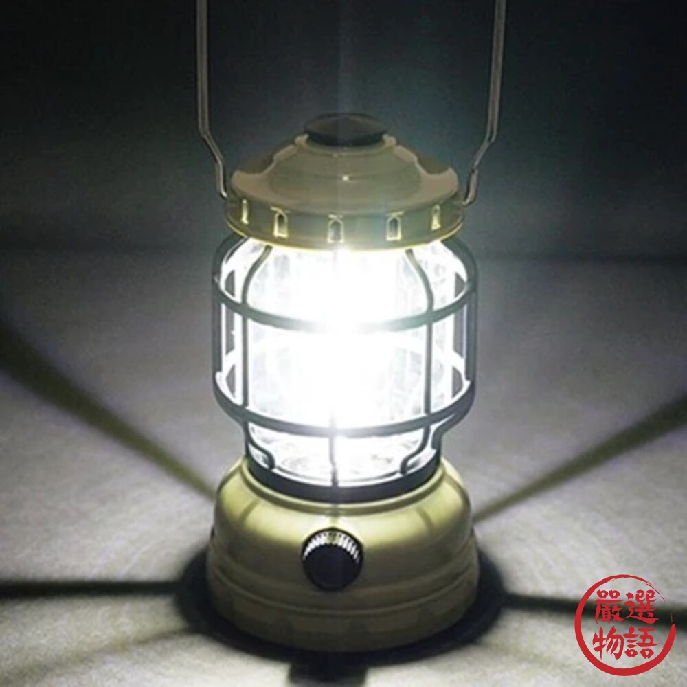 SF-016535-露營燈 電池式 可調節亮度 手提式 野營燈 照明燈 緊急照明 帳篷燈 戶外用品 燈具